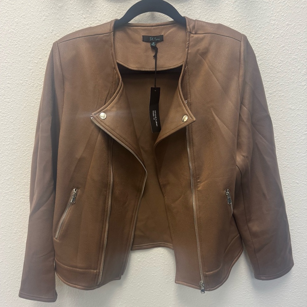 FAUX MOTO JACKET